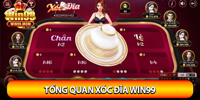 Xóc Đĩa Win99 - Hướng Dẫn Chơi Trúng Tiền Thưởng 2 Tổng quan xóc đĩa Win99